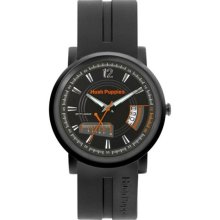 Hush Puppies Black Dial Retrograde Day Mens Watch 7067M.9502