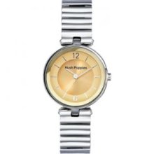 Hush Puppies HP.3619L.1507 34.0 mm Solid Stainless Steel Women Watch - Gold