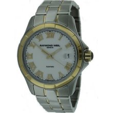 In Box Raymond Weil Parsifal Automatic Two Tone Mens Watch 2970-sg-00308