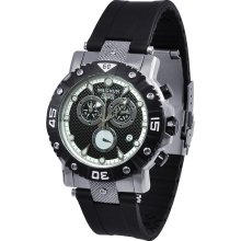 Insignum Campus Steel - Black Date, Day Chronograph Wrist Watch