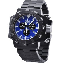 Insignum Epoche Black IP - Navy Blue Chronograph Wrist Watch