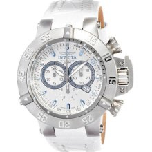 Invicta 10160 Subaqua Noma Iii Arctic Edition Chronograph White Dial 500m