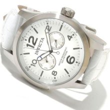 Invicta 12170 Men's Specialty Swiss Made Sunray Silver Dial White ...