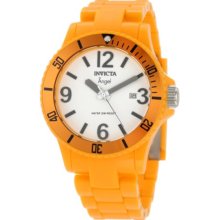 Invicta Ladies Diver Resin Angel Monotone Orange Analogue Watch 1210 With High-Impact Polymer Case And Band