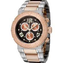 Invicta Mens 6756 Reserve Collection Chrono 18k Rose Gold-plated And Ss Watch