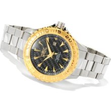 Invicta Men's Pro Diver Ocean Ghost Quartz Stainless Steel Bracelet Watch w/ 8-Slot Dive Case