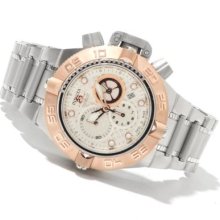 Invicta Men's Subaqua Noma IV Swiss Quartz Chronograph Stainless Steel Bracelet Watch ROSETONE