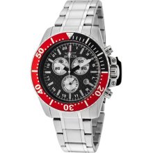 Invicta Pro Diver 11281 Gents Chronograph Rrp Â£460 Date Flame Fusion Watch