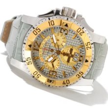 Invicta Reserve Men's Excursion Swiss Made Quartz Chronograph Carbon Fiber Dial Strap Watch