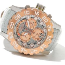 Invicta Reserve Men's Leviathan Swiss Made Quartz Chronograph Strap Watch