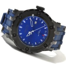 Invicta Reserve Men's Specialty Subaqua Swiss Made Quartz GMT Strap Watch BLUE