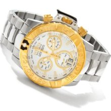 Invicta Reserve Subaqua Noma II Limited Edition Swiss Chronograph Bracelet Watch GOLDTONE / SILVERTONE