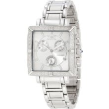 Invicta Women's 5377 Square Angel Diamond Stainless Steel Chronograph Watch