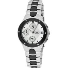 Jorg Gray Watch Jg1800-12l Women's Chronograph Silver Dial Stainless Steel