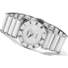 Jowissa Women's Roma Swiss Made Quartz Ceramic & Stainless Steel Bracelet Watch