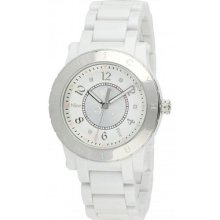 Juicy Couture Women's Stainless Steel Case White Plastic Watch 1900842