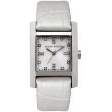 Karen Millen White Square Dial Gloss Watch