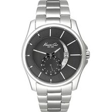 Kenneth Cole 2-Hand Date Bracelet Black Dial Men's Watch #KC3889