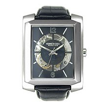 Kenneth Cole Automatic Exposed Movement Leather Strap Men's watch #KC1453