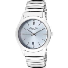 Kenneth Cole Men's Silver Dial Stretch Stainless Steel ...