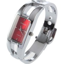 Kimio Stainless Steel Quadrate Bracelet Women Wristwatch Wrist Watch Wristband