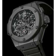 King Power All Black Tourbillion (Black Ceramic/Black/Rubber strap)