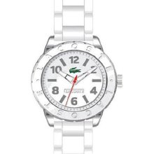 Lacoste Rio White Molded Silcone Ladies Watch 2000689