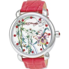 Ladies Ed Hardy Garden Pink Watch