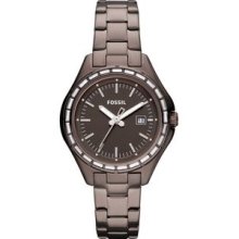 Ladies Fossil Dylan Brown Stainless Steel Watch