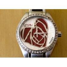 Ladies Fossil Love Dial Watch -- Bring On The Blig