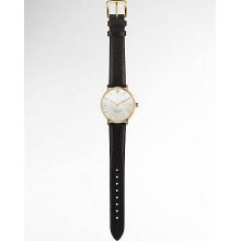 Ladies' Metro Black Leather Watch