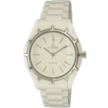 Le Chateau All White Ceramic Men's Watch 5869mss-wht