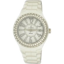 Le Chateau Women's Persida LC All Ceramic Watch w/Zirconia Studde ...