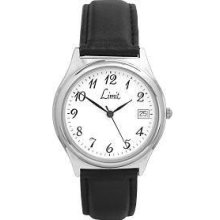 Limit Mens Black Strap Watch With Date Display 5120.01