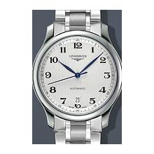 Longines Master Date Steel 38.5mm Watch - Silver Dial, Stainless Steel Bracelet L26284786 Sale Authentic