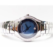 Longines Oposition Diamond, Blue MOP Wrist Watch for Women Retail $3750