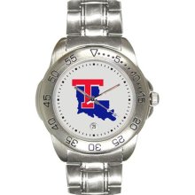 Louisiana Tech Bulldogs Men's Gameday Sport Watch with Stainless Steel Band