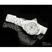 Luxury Ladies Bashion Sapphire Ceramic White Dial Bsw113 Quartz Diam