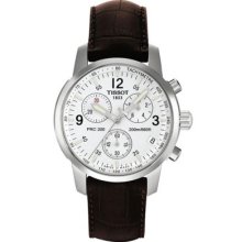 M Leather Chronograph Sapphire Men Watch