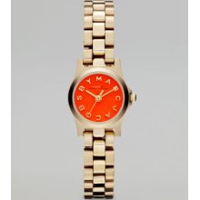 MARC by Marc Jacobs Yellow Golden Sunray Watch, Fluoro Orange