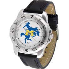 Mcneese State University Cowboys Sport Leather Band - Men's