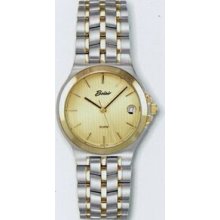 Men`s Quartzline Classic 2 Tone 10 Atm Watch With Date Window