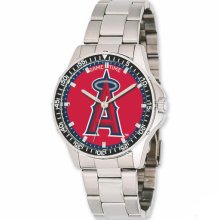 Men's Anaheim Angles Stainless Steel Major League Baseball Watch