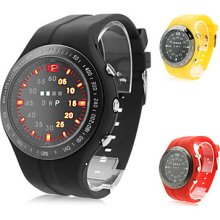 Men's and Women's Silicone LED Digital Wrist Watch with Watch Case(Assorted Colors)