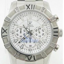 Mens Aqua Master Iced Out Diamond Watch W333AQ2