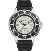 Men's Black Nautica Diver Watch N19583G ...