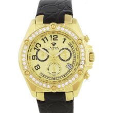 Mens Diamond Aqua Master Watch 1.70ct Yellow