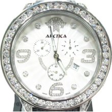 Mens Diamond Arctica Watch Round Cut G Color ARDC-D2-B3AS 8.75ct