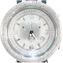 Mens Diamond Joe Rodeo Master Bezel Watch JJM68 Round Cut 6.50ct