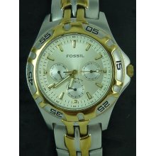 Mens Gents Fossil Blue Bq-9183 Watch